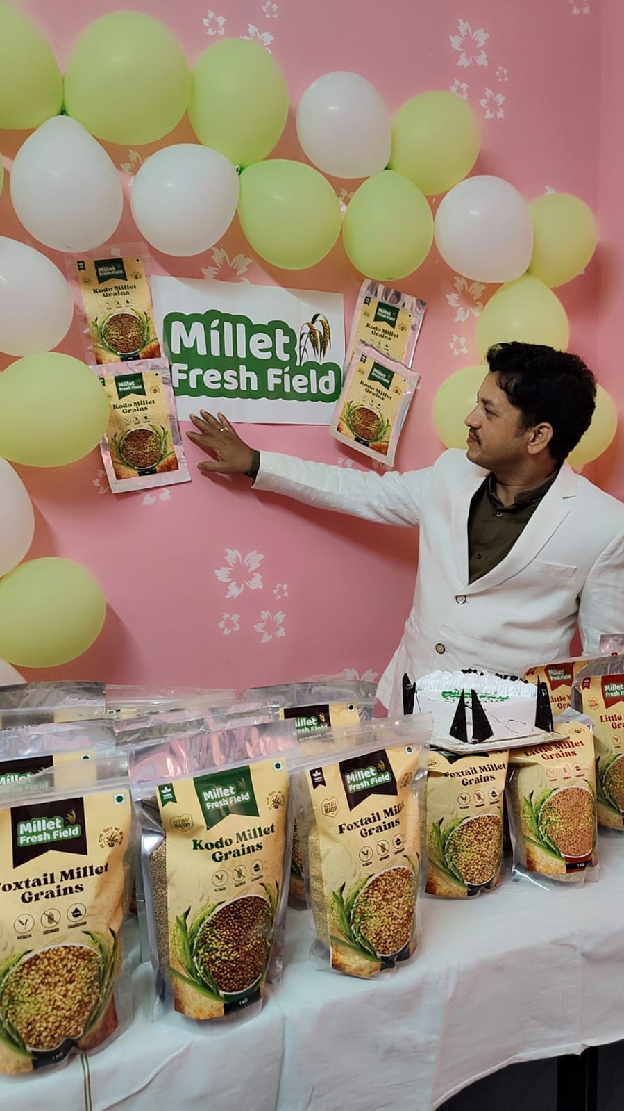 Product presentation at opening ceremony