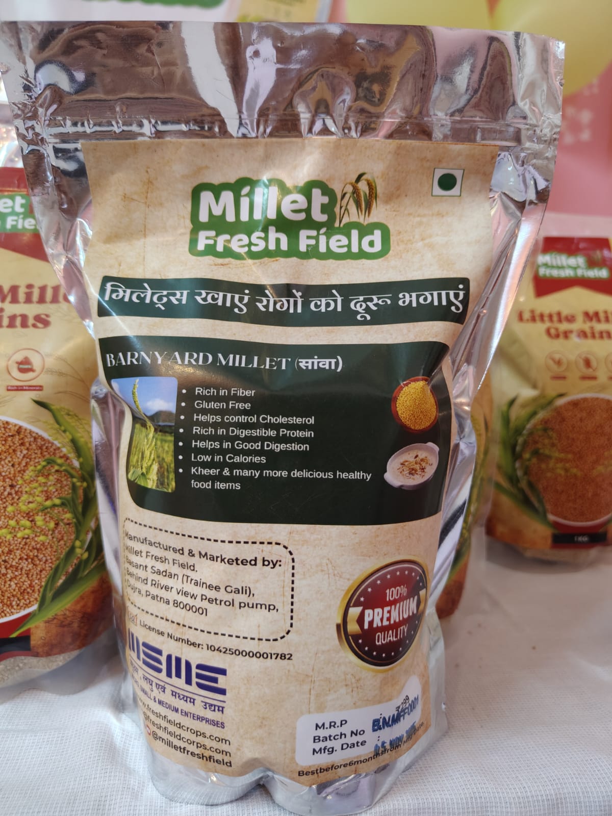 Barnyard and Little Millet products